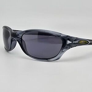 *SOLD* Oakley 04-420 Fives 2.0 Crystal Black Frame Black Iridium Lens Sunglasses